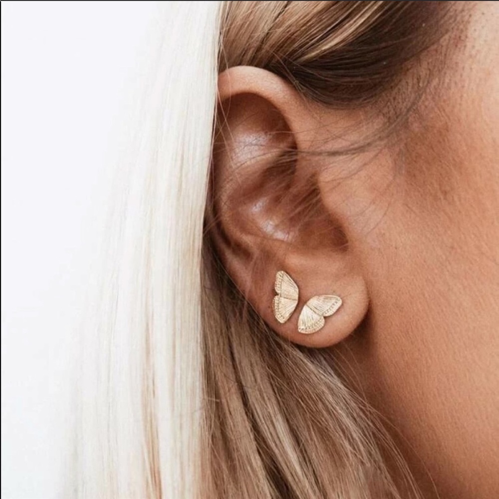 Butterfly Wings Stud Earrings